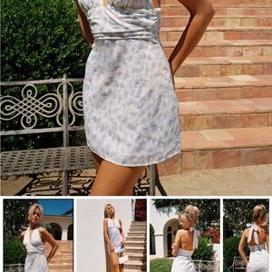 Princess Polly Blue Floral Dress